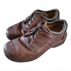 Red Wing 8704 Stitchmax Leather Slip Resistant Oxford Steel Toe Shoes Size 9.5 M